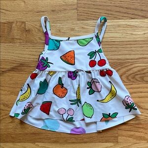 Hanna Andersson Girls Fruit Print Tankini